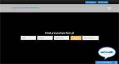 Desktop Screenshot of luxuryreunionrentals.com