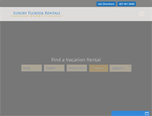Tablet Screenshot of luxuryreunionrentals.com